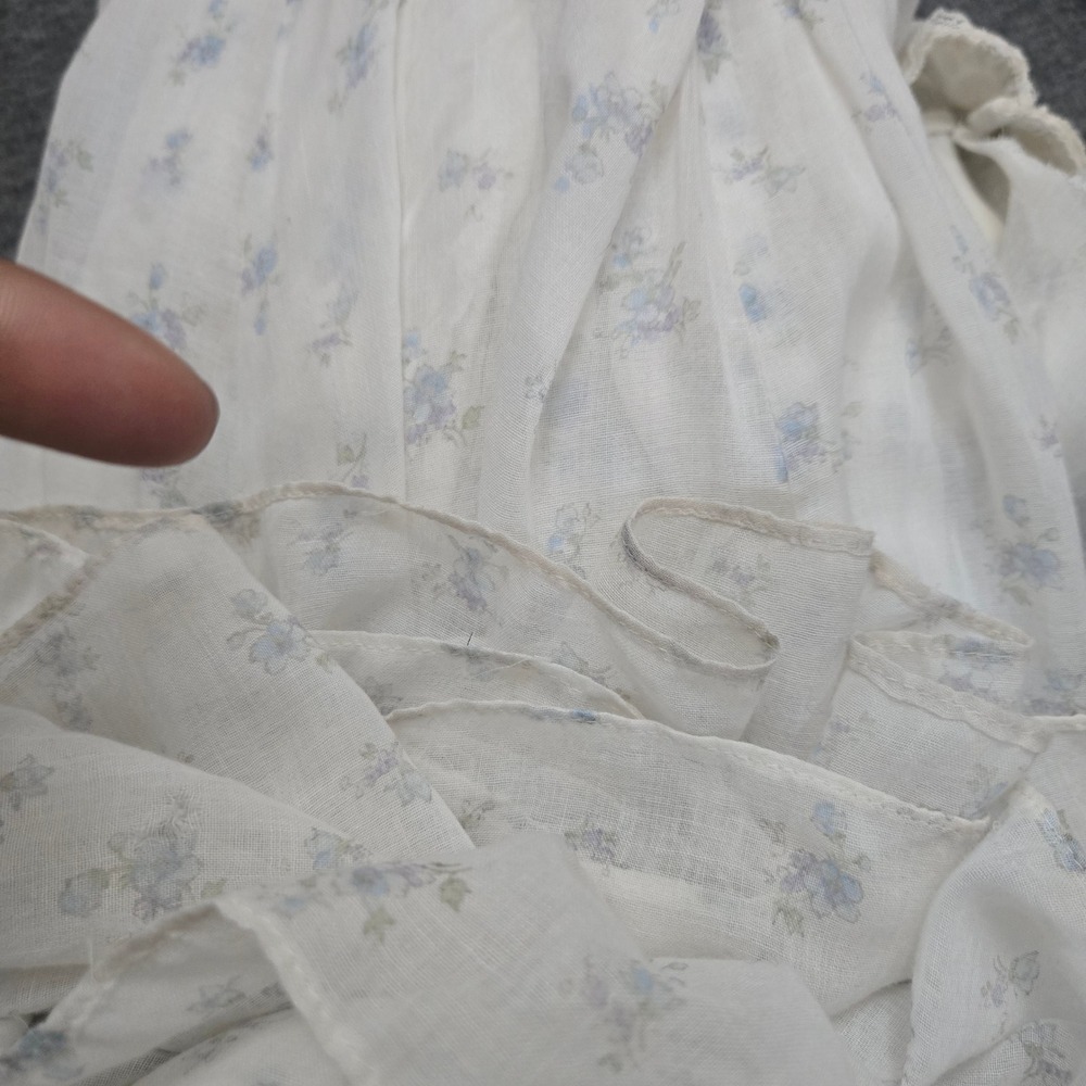 Vtg Gunne Sax Dress‎ Sz 5 Floral Cottagecore Prairie Milkmaid Romantic Victorian - Picture 8 of 16